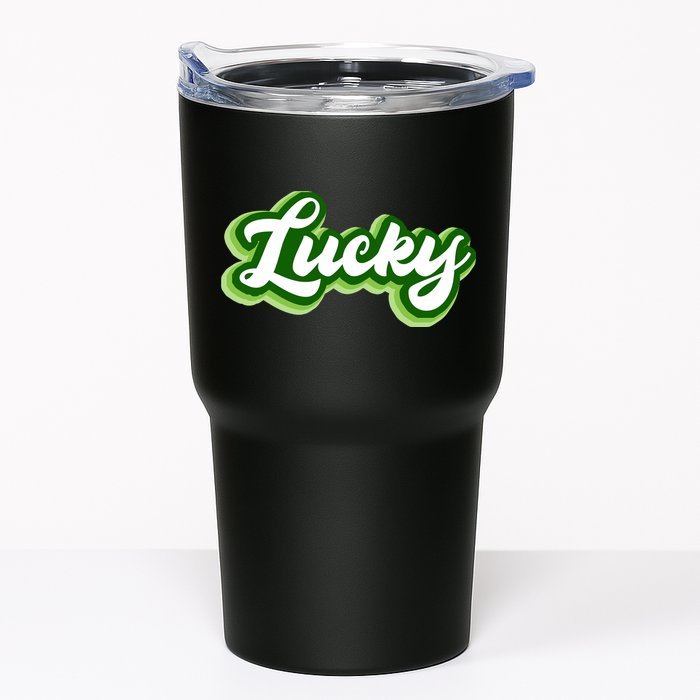 Lucky Retro St Patrick's Day Tumbler