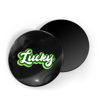 Lucky Retro St Patrick's Day Magnet