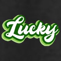 Lucky Retro St Patrick's Day Golf Towel