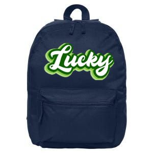 Lucky Retro St Patrick's Day 16 in Basic Backpack