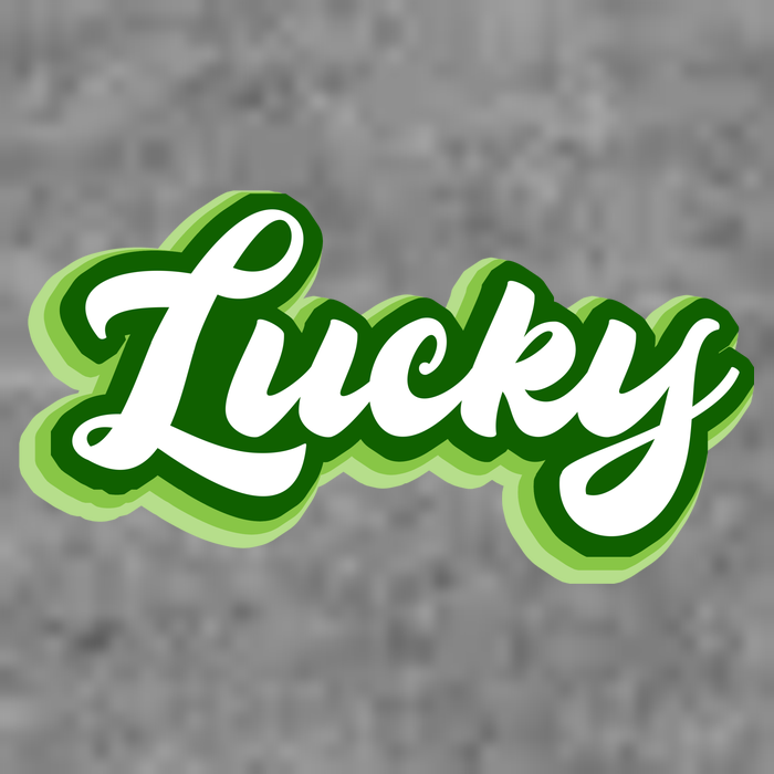 Lucky Retro St Patrick's Day Doggie Tank