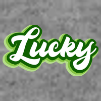 Lucky Retro St Patrick's Day Long Sleeve Shirt