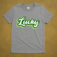Lucky Retro St Patrick's Day T-Shirt