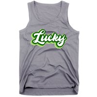 Lucky Retro St Patrick's Day Tank Top