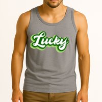 Lucky Retro St Patrick's Day Tank Top