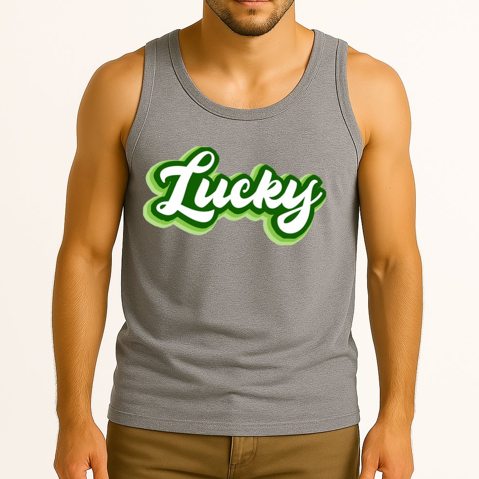 Lucky Retro St Patrick's Day Tank Top