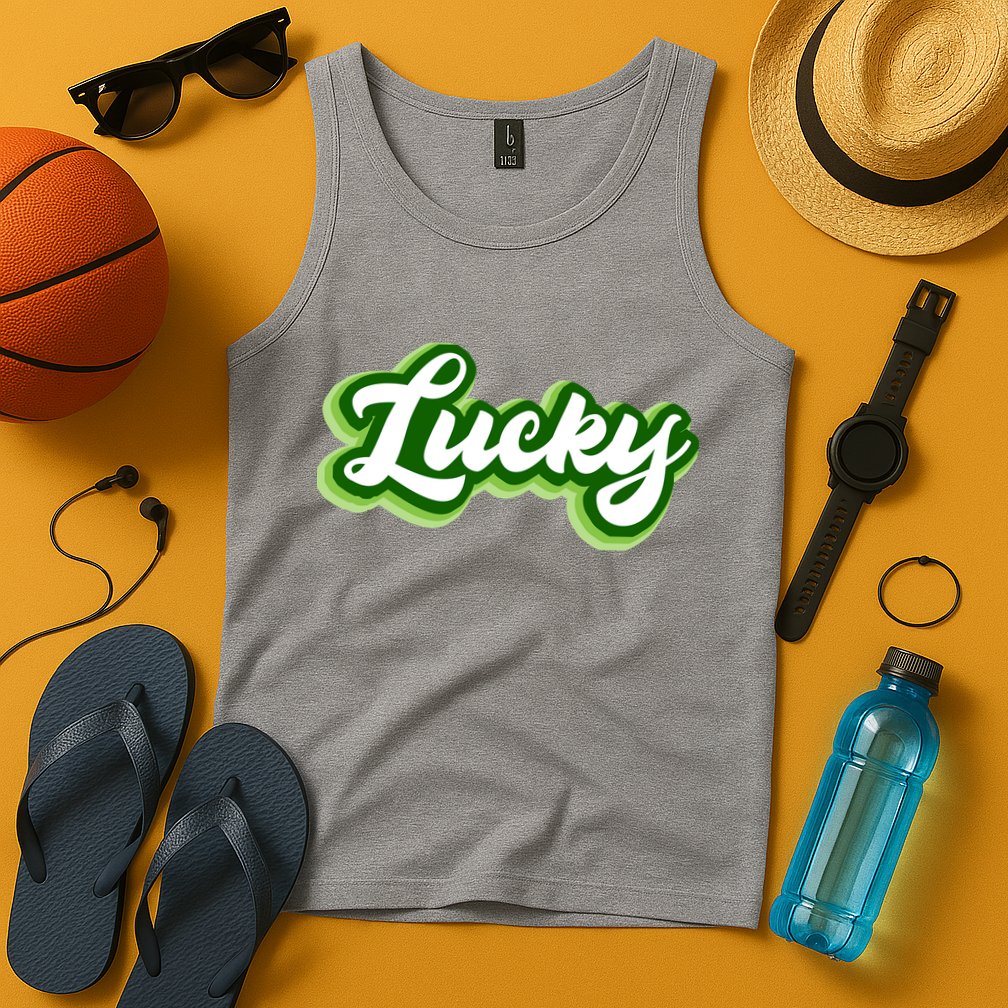 Lucky Retro St Patrick's Day Tank Top
