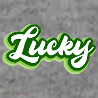 Lucky Retro St Patrick's Day Women's V-Neck T-Shirt
