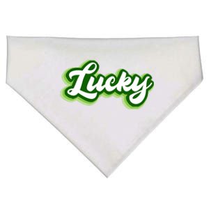 Lucky Retro St Patrick's Day USA-Made Doggie Bandana