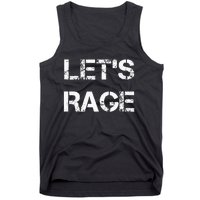 Lets Rage Smash Teraphy Rage Room Rave Party Tank Top