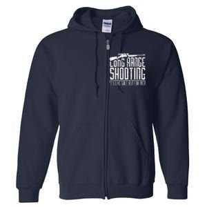 Long Range Shooting Full Zip Hoodie