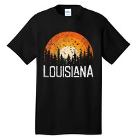 Louisiana Retro Style Vintage 70s 80s Women Gift Tall T-Shirt