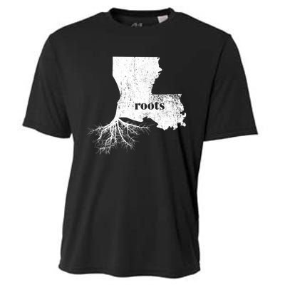 Louisiana Roots State Proud Home Gift Premium Cooling Performance Crew T-Shirt