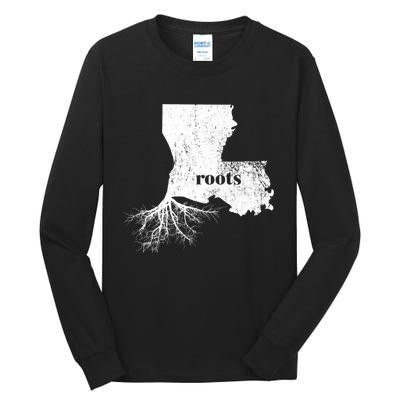 Louisiana Roots State Proud Home Gift Premium Tall Long Sleeve T-Shirt