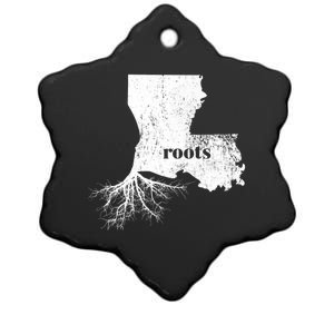 Louisiana Roots State Proud Home Gift Premium Ceramic Star Ornament