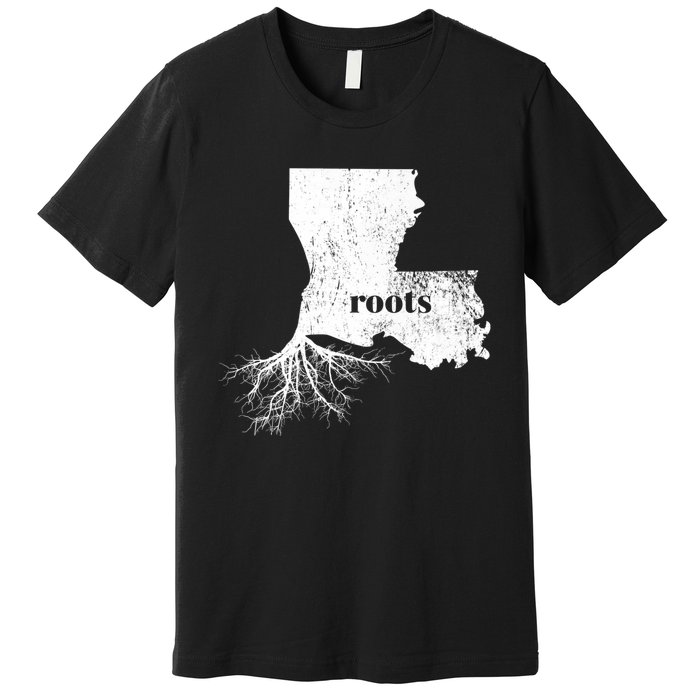 Louisiana Roots State Proud Home Gift Premium Premium T-Shirt