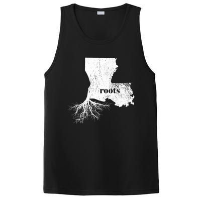 Louisiana Roots State Proud Home Gift Premium PosiCharge Competitor Tank