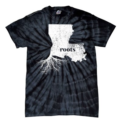 Louisiana Roots State Proud Home Gift Premium Tie-Dye T-Shirt