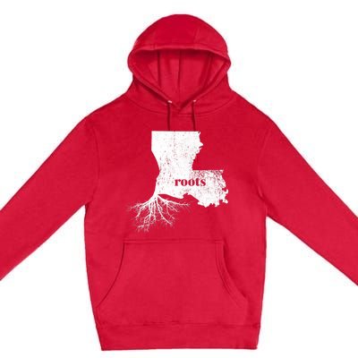 Louisiana Roots State Proud Home Gift Premium Premium Pullover Hoodie