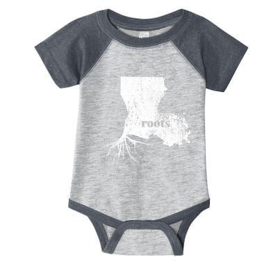 Louisiana Roots State Proud Home Gift Premium Infant Baby Jersey Bodysuit