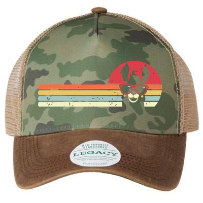 Llama Retro Style Alpaca Legacy Tie Dye Trucker Hat