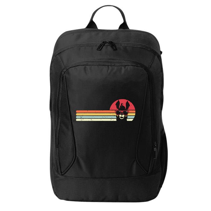 Llama Retro Style Alpaca City Backpack