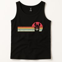 Llama Retro Style Alpaca Tank Top