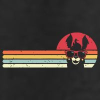 Llama Retro Style Alpaca Golf Towel