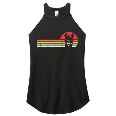 Llama Retro Style Alpaca Women's Perfect Tri Rocker Tank