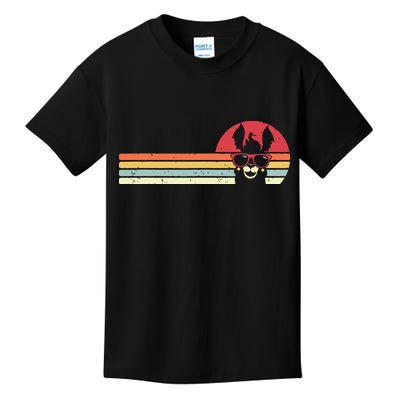 Llama Retro Style Alpaca Kids T-Shirt