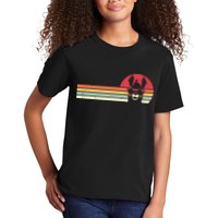 Llama Retro Style Alpaca Kids T-Shirt