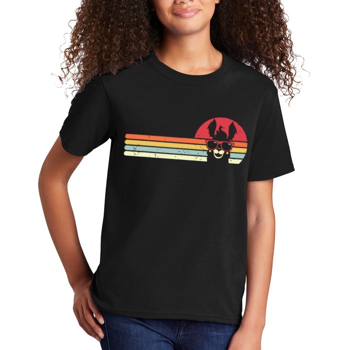 Llama Retro Style Alpaca Kids T-Shirt