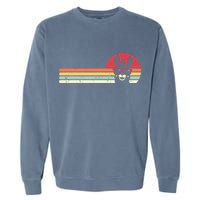 Llama Retro Style Alpaca Garment-Dyed Sweatshirt