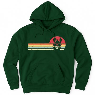 Llama Retro Style Alpaca Hoodie