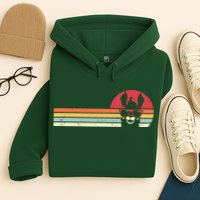Llama Retro Style Alpaca Hoodie