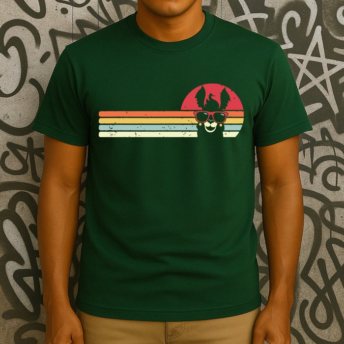 Llama Retro Style Alpaca T-Shirt