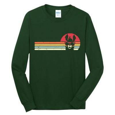 Llama Retro Style Alpaca Tall Long Sleeve T-Shirt