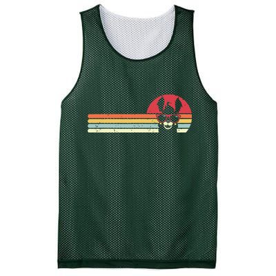Llama Retro Style Alpaca Mesh Reversible Basketball Jersey Tank