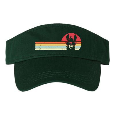 Llama Retro Style Alpaca Visor