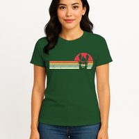Llama Retro Style Alpaca Womens T-Shirt