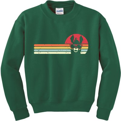 Llama Retro Style Alpaca Kids Sweatshirt