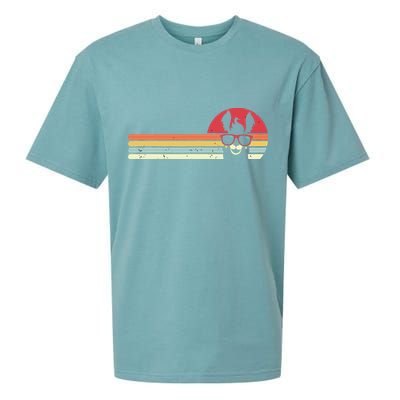 Llama Retro Style Alpaca Sueded Cloud Jersey T-Shirt
