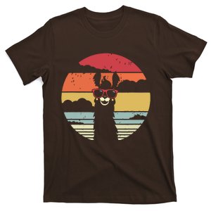 Llama Retro Style Alpaca T-Shirt