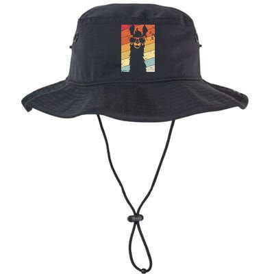 Llama Retro Style Alpaca Bucket Hat