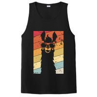 Llama Retro Style Alpaca PosiCharge Competitor Tank