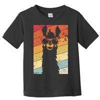 Llama Retro Style Alpaca Toddler T-Shirt