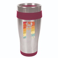 Llama Retro Style Alpaca 16oz Travel Tumbler