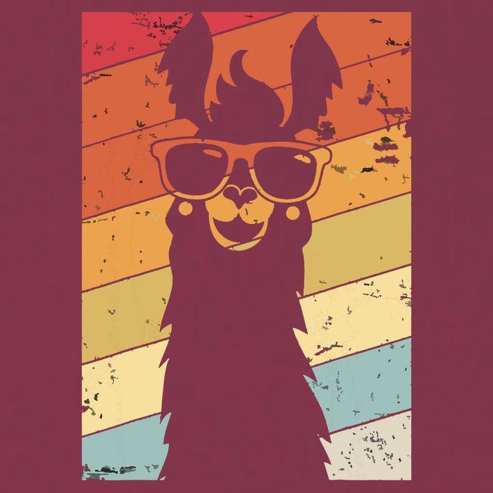 Llama Retro Style Alpaca 16oz Travel Tumbler