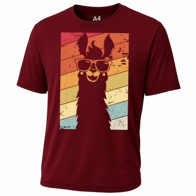 Llama Retro Style Alpaca Performance Shirt
