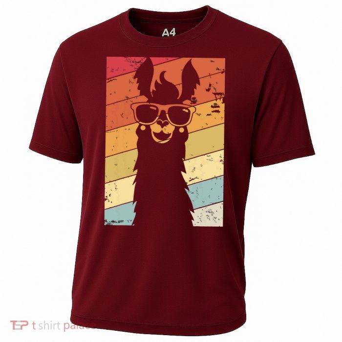 Llama Retro Style Alpaca Performance Shirt